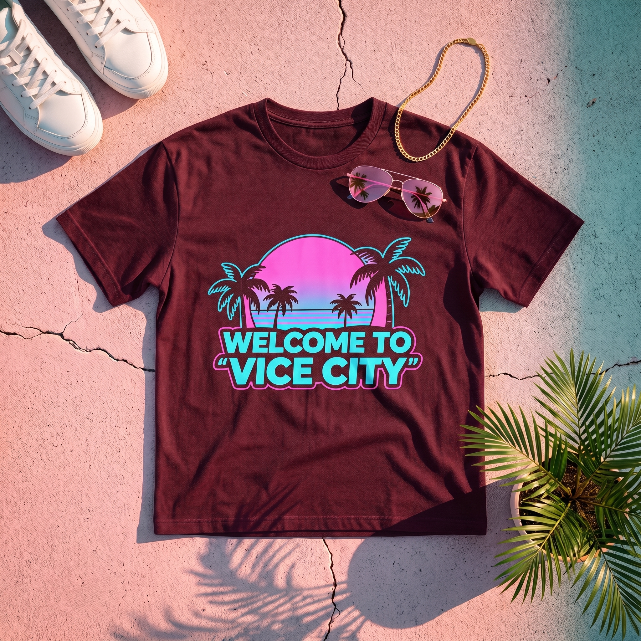 Retrowave Drift Tee