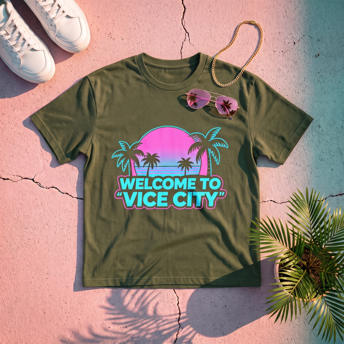 Retrowave Drift Tee