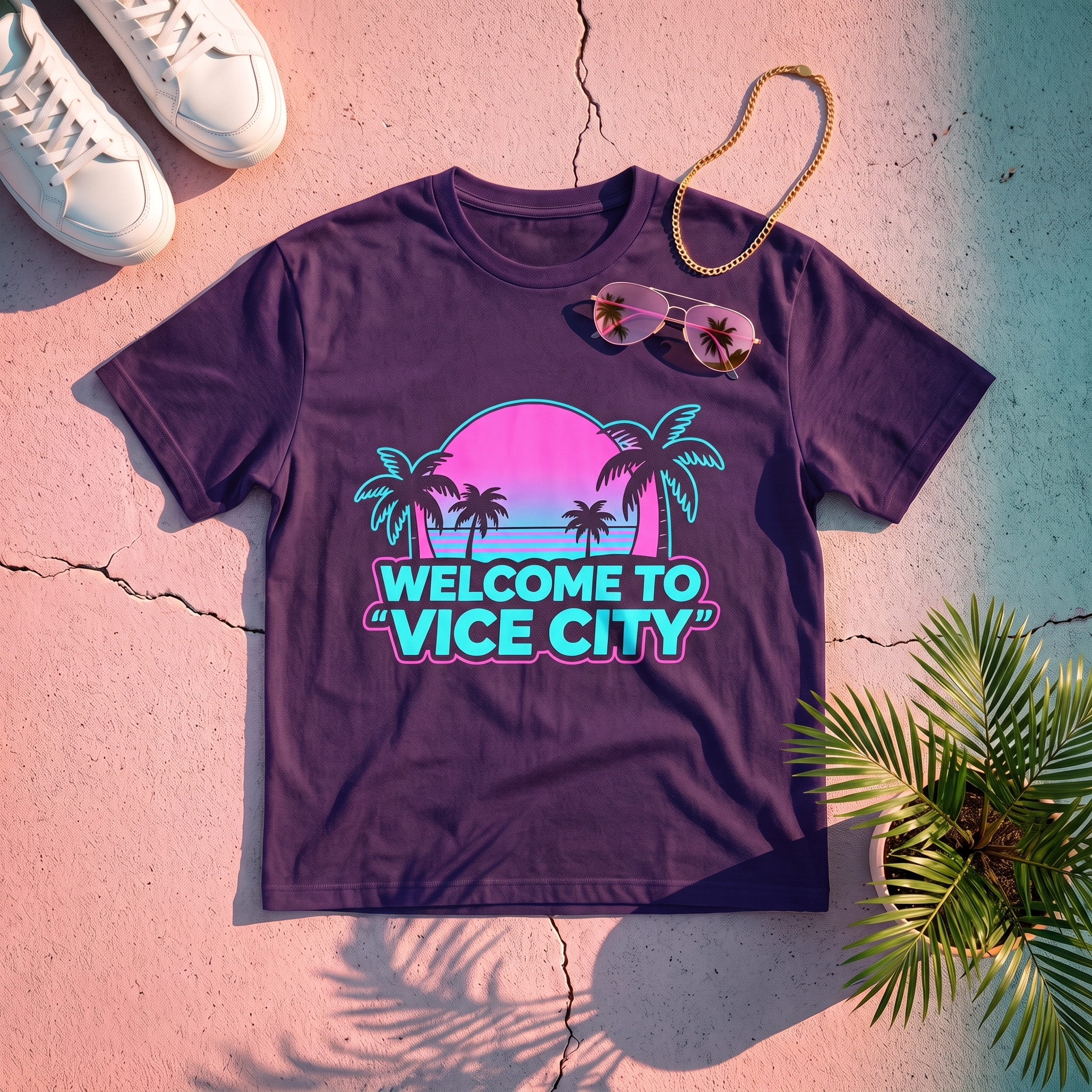 Retrowave Drift Tee